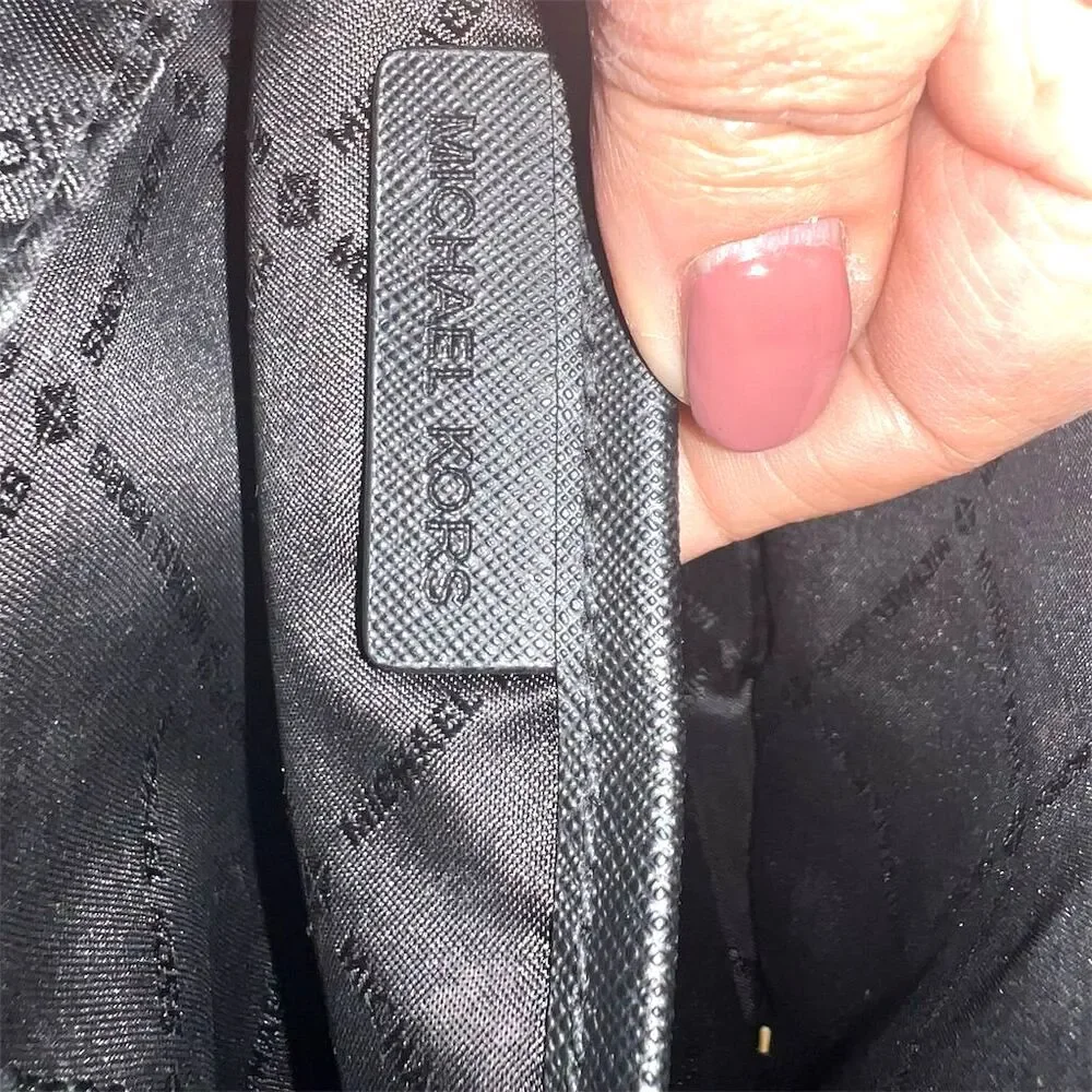 Michael Kors Jet Set Black Crossbody Bag Women's Handbag - Picture 10 of 12